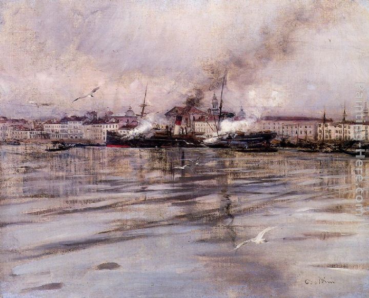 View of Venice painting - Giovanni Boldini View of Venice art painting